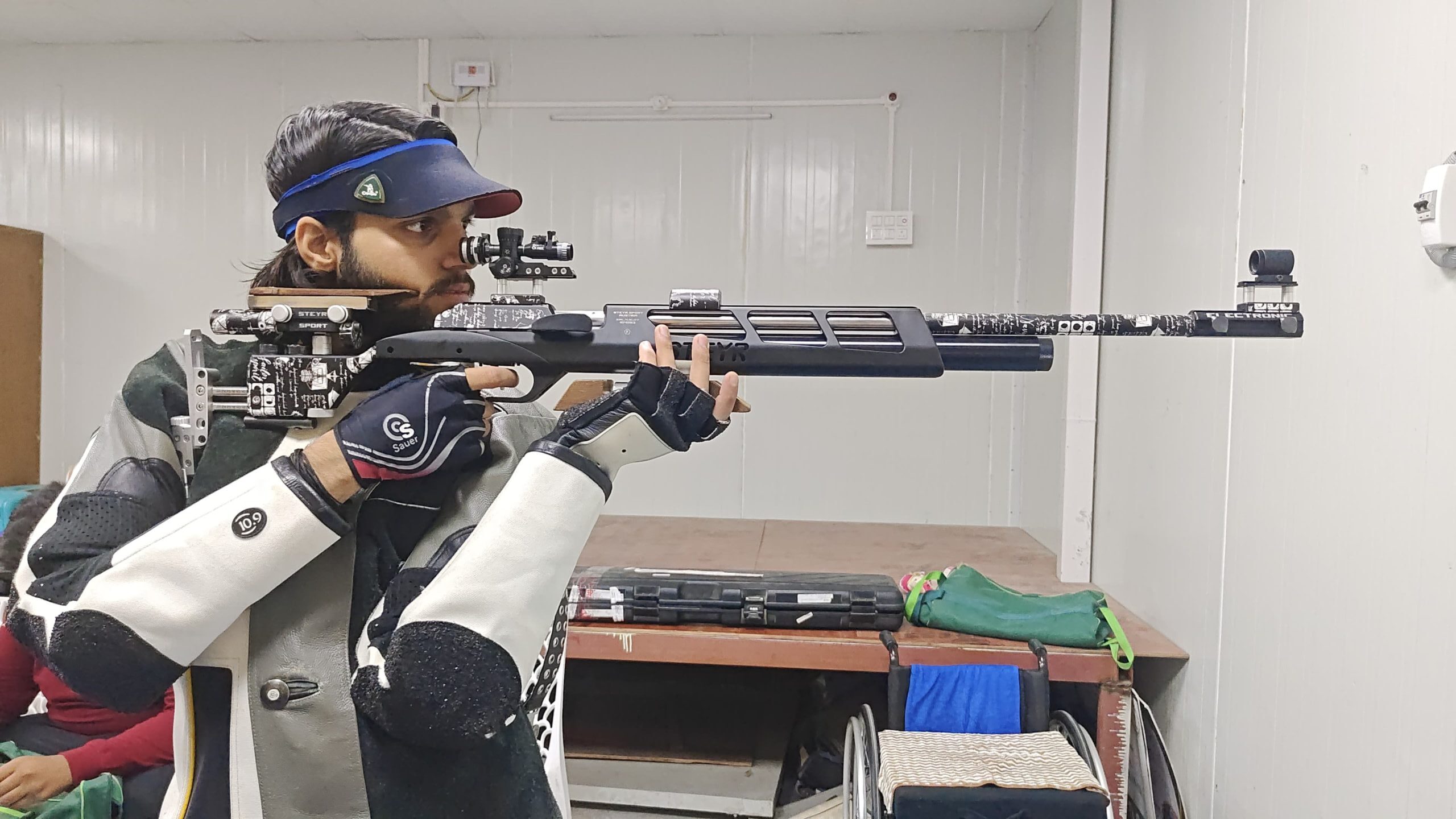 Trainee taking aim at the academy