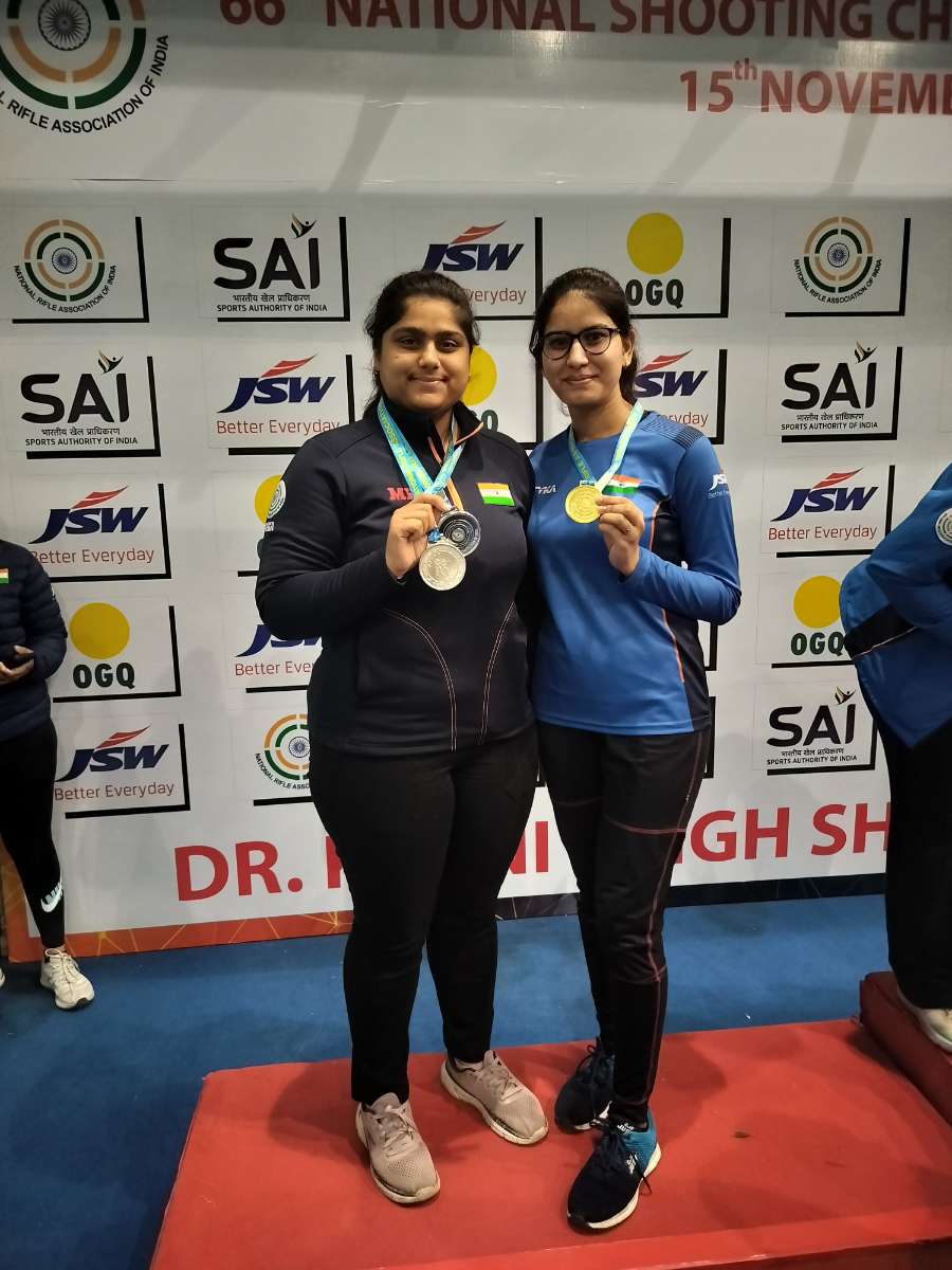 Trainees celebrating on the podium