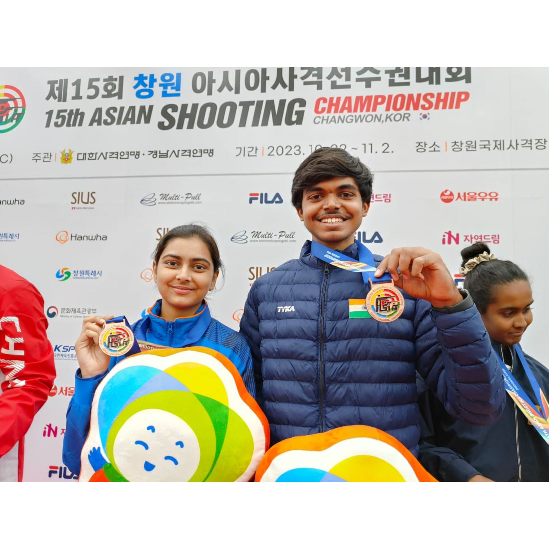 Team at the 15th Asian Shooting Championship